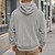 abordables sudaderas basicas hombre-Hombre Sudadera Sudadera con capucha de lana Albaricoque Negro Azul Piscina Marrón Gris Con Capucha Plano Jacquard Bolsillo Estriado Con Texturas Deporte Diario Festivos Poliéster Ropa de calle