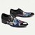 abordables Chaussures de Costume Élémentaires-Chaussures de moine en cuir de vachette de qualité supérieure pour hommes et tissu jacquard brodées de fleurs avec embout en métal, chaussures formelles élégantes avec détail de boucle, parfaites pour les affaires, les fêtes et les occasions spéciales