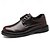 economico Casuale-scarpe oxford stringate in similpelle nera da uomo con cuciture rosse – calzature eleganti, formali e casual per lavoro, affari e uso quotidiano