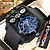 abordables Relojes digitales-SANDA Hombre Reloj Digital Al Aire Libre Moda Reloj Casual Reloj de Muñeca Luminoso Despertador Tres Husos Horarios Calendario TPU Reloj