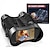 abordables Télémètres et télescopes-Jumelles de vision nocturne infrarouge 4K 3.2 grand écran zoom numérique 8x carte TF 32 Go incluse rechargeable avec batterie objectif 25 mm capteur CMOS pour cadeaux de Noël Thanksgiving nouvel an
