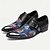 abordables Chaussures de Costume Élémentaires-Chaussures de moine en cuir de vachette de qualité supérieure pour hommes et tissu jacquard brodées de fleurs avec embout en métal, chaussures formelles élégantes avec détail de boucle, parfaites pour les affaires, les fêtes et les occasions spéciales