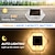 abordables Luces de suelo-1 luz solar enterrada hexagonal: iluminación exterior para terrazas, escaleras y senderos de jardín