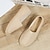 halpa Miesten loaferit ja nauhattomat kengät-miesten beige canvas espadrille-slip-on kengät juuttiköysipohjalla – mukavat kesäiset vapaa-ajan jalkineet