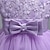 abordables Robes à Fleurs pour Filles-Robe de Demoiselle d&#039;Honneur Fille enfants Fille Robe de princesse Utilisation Mariage Soirée Elégant Magnifique Maille Couleur unie Sans Manches Col Ras du Cou Gris Rouge vin 4 ans et +
