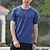 cheap Tees &amp; Shirts-Men&#039;s T shirt Short Sleeve Crew Neck Tee Tshirt Muscle T-Shirt Short Sleeve Shirt Outdoor Quick Dry Workout Soft Sweat wicking Polyester Burgundy Royal Blue Dark Blue Gym Climbing Camping / Hiking