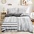 economico 100% cotone-set copripiumino con stampa casual alla moda a tunica, 100% cotone, tessuto morbido e traspirante, include copripiumino e federe, biancheria da letto comoda ed elegante, ipoallergenica e delicata sulla pelle