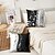 cheap Quotes&amp;Saying Style-Decorative Toss Pillows Cover 1PC Graphic Music Soft Square Cushion Case Pillowcase for Bedroom Livingroom Sofa Couch Chair Summer Spring