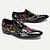 preiswerte Elementare Anzugschuhe-Schwarze Lacklederloafer für Männer mit goldener Spitze floralen und metallischen Schnallen – Premium-Kuhlederformalschuhe für Hochzeiten Partys und besondere Anlässe