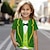 cheap Girl&#039;s Cotton T-shirts-St. Patrick Girls&#039; 3D Graphic T shirt Tee Short Sleeve Summer Spring Fashion Basic Kids 4-12 Years Crew Neck Outdoor Casual Daily Regular Fit