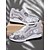 billige Sneakers til kvinner-slip-on joggesko med blomsterpaljett for kvinner - komfortable glitter fritidssko med kilesåle, perfekt for fotturer eller festklær