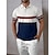 cheap Tops-Men&#039;s Golf Polo Shirt Dark Blue Short Sleeve Top Golf Attire Clothes Outfits Wear Apparel