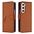 economico Cover Samsung-telefono Custodia Per Samsung Galaxy Z Fold 6 Z Fold 5 Z Fold 4 Z Fold 3 Copertura Posteriore Slot per Carte Resistente agli urti Retrò TPU Pelle PU