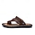 abordables sandales d&#039;extérieur-sandales à orteils en similicuir pour hommes – tongs de style vintage avec rivets décoratifs pour une tenue de plage décontractée en été