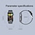 abordables Selecciones de Valor-TK79 Reloj inteligente 1.47 pulgada Smartwatch Reloj elegante Bluetooth Podómetro Recordatorio de Llamadas Seguimiento del Ejercicio Compatible con Android iOS Unisexo Larga espera Llamadas con Manos