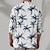 abordables Plantes tropicales-Homme Palmier Chemise hawaïenne Chemise Aloha manche longue Hawaïen Chaussures de plage Vacances Été Printemps Col Rabattu Boutonner Bleu Violet Vert