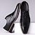 abordables Officiel-chaussures oxford classiques marron à bout golf pour hommes – chaussures habillées à lacets en similicuir pour les affaires et les occasions formelles
