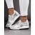 billige Sneakers til kvinner-slip-on joggesko med blomsterpaljett for kvinner - komfortable glitter fritidssko med kilesåle, perfekt for fotturer eller festklær