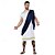 ieftine Roma antică Egipt-Retro / vintage Grecia antică Roma antică Costum Cosplay Ținute Statuia Libertății Zei greci Culoare solidă Costume de fancy Bărbați Halloween Carnaval Mascaradă Petrecere Petrecerea Burlăcițelor