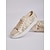 abordables Occasionnel-baskets en dentelle pour femme avec bordure en satin - idéales pour un mariage chic et décontracté