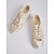 abordables Occasionnel-baskets en dentelle pour femme avec bordure en satin - idéales pour un mariage chic et décontracté