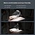 baratos Luzes de leitura-luz de leitura recarregável de alumínio - 3 cores, 3 níveis de brilho, mini luz de livro de encaixe, luz anti-azul, design flexível e dobrável para cabeceira, estudo e leitura noturna
