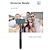 billige Selfiepinne-Selfiestang blåtann Uttrekkbar Maks lengde 155 cm Til Universell Android / iOS Universell