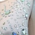 baratos Vestidos de Patinação Artística-Vestidos para Patinação Artística Mulheres Para Meninas Patinação no Gelo Vestidos Azul Céu Thumbhole Barra Assimétrica Com Transparência Elasticidade Alta Treino Competição Roupa para Patinação