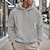 abordables sudaderas basicas hombre-Hombre Sudadera Sudadera con capucha de lana Albaricoque Negro Azul Piscina Marrón Gris Con Capucha Plano Jacquard Bolsillo Estriado Con Texturas Deporte Diario Festivos Poliéster Ropa de calle