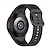 abordables Correas de reloj Samsung-Ver Banda para Samsung Galaxy 3 41mm Silicona Reemplazo Correa Ajustable Bucle en Solo Loop Pulsera