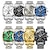 levne Mechanické hodinky-OLEVS Muži mechanické hodinky Módní Hodinky na běžné nošení Obchodní Wristwatch Automatické natahování Zobrazení fáze měsíce Svítící Kalendář Ocel Hodinky