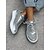 voordelige Damessneakers-Dames Sneakers Glitter kristal pailletten juwelen Dagelijks Pailletten Platte hak Ronde Teen Casual Comfortabel Studentikoos Imitatieleer Glitter Veters Zilver Rose Roze