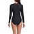 halpa One Pieces Rash Guards-Naisten Ihottumissuoja Uimapuku Kukat Painettu Etuvetoketju Nopea kuivuminen Kevyt Hengittävä Pitkähihainen Kokopuku Uimapuku Lainelautailu Hiekkaranta Vesiurheilu Kesä