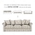 baratos Cobertura de Sofa-Capa de Sofá 100% Algodão Floral Colcha para Sofá e Conjunto de Capas de Almofada com 5 Capas de Almofada de Sofá