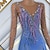 abordables Vestidos de Patinaje Artístico-Vestido de patinaje artístico Mujer Chica Patinaje Sobre Hielo Vestidos Azul cielo Espalda Abierta Malla Licra Alta elasticidad Entrenamiento Competición Ropa de Patinaje Clásico Cristal / Strass
