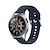 preiswerte Samsung-Uhrenarmbänder-Uhrenarmband für Samsung Galaxy Watch 3 45mm, Galaxy Wacth 46mm, Gear S3 Classic / Frontier, Gear 2 Neo Live Silikon Ersatz Gurt Verstellbar Sportarmband Armband