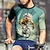 abordables Maillots pour hommes-Homme Maillot de cyclisme Graphique Manche Courte Cyclisme T-shirt Maillot avec 3 poches arrière VTT Vélo tout terrain Séchage Rapide Design Anatomique Évacuation de l'Humidité Respirant Des sports
