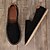 cheap Men&#039;s Slip-ons &amp; Loafers-Men&#039;s Casual Slip-On Espadrille Shoes with Soft Canvas Upper and Comfortable Jute Sole, Perfect for Summer, Beach, and Everyday Wear