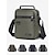 abordables Bolsos de hombre-Bolso bandolera verde para hombre con múltiples bolsillos con cremallera: duradero y elegante para uso diario y de viaje.