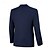 cheap Men&#039;s Classic Blazers-Men&#039;s Blazer Business Cocktail Party Wedding Party Fashion Casual Spring &amp;  Fall Polyester Plain Buttons Pocket Comfortable Single Breasted Blazer Black White Navy Blue Royal Blue