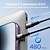 رخيصةأون كابلات الهاتف الخليوي-جوي روم كابل لايتنينج 30W 3.9 قدم USB C إلى Lightning 3 A خاصية الشحن السريع نايلون مضفر مضاعف المضادة للطي من أجل iPhone اكسسوارات الجوال