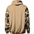 cheap Hunting Hoodies-Men&#039;s Cowboy Hoodies Fashion Cool Long Sleeve Hooded Vacation Hunting Green Khaki Drawstring Zipper Fall Winter Designer