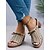 cheap Casual Sandals-Women&#039;s Comfortable Blue Perforated Faux Leather Block Heel Sandals with Bowknot - Perfect for Summer