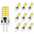 cheap LED Bi-pin Lights-G4 Bi-Pin Base LED Light Bulbs 5W T3 JC Halogen Lamp Equivalent 30W AC/DC 12V 24V Dimmable LED Lights White Warm White for Chandelier Under Cabinet Lighting 10Pcs