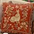 cheap Animal Style-Medieval French Double Side Pillow Cover 1PC Decorative Square Cushion Case Pillowcase for Bedroom Livingroom Sofa Couch Chair