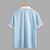 voordelige Klassieke polo voor heren-Voor heren Golfshirt gebreide polo liiketoiminta Casual Klassiek Korte mouw Modieus Effen Kleur Knop Gebreid Zomer Lente Normale pasvorm Wit Wijn khaki Lichtblauw Grijs Golfshirt
