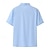 economico Strada-Cotone e Lino Classico Per uomo Camicia Camicia di lino Camicia Estiva Camicia da Spiaggia Camicia con Bottoni Blu Bianco Verde Manica Corta Semplice Collo ripiegato Estate Abbigliamento casual alla