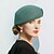 billige Festhatter-hatter 100% ull beret lue bowler / cloche hatt bryllup teselskap elegant med bue hodeplagg i ren farge hodeplagg