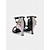 abordables Zapatos de baile latino-Zapatos de baile latino con diamantes de imitación negros para mujer, con correa en el tobillo y tacón medio, perfectos para bailes de salón, salsa y presentaciones en fiestas.