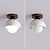 preiswerte Einbauleuchten-Deckenlampe im Wabi-Sabi-Stil, Deckenlampe aus weißem Marmor, Deckenleuchter, halbbündige Deckenleuchte, 85–265 V